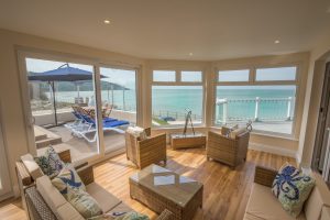 The Stunning Sun Lounge, With Views Out To Sea