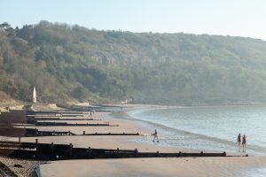 Totland Bay At Low Tide, Time To Take A Stroll